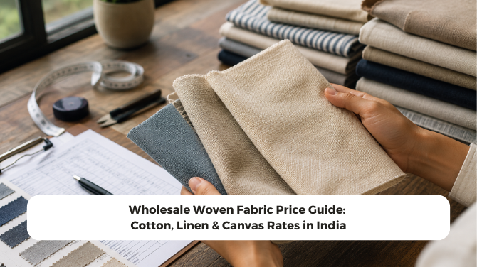Wholesale Woven Fabric Price Guide: Cotton, Linen & Canvas Rates in India