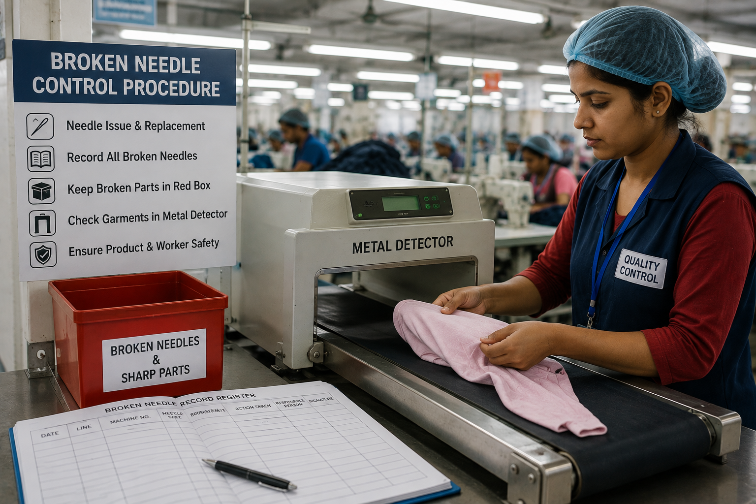 Broken Needle Policy in Garment Factories